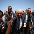 رئيس الاتحاد الدولي لكرة القدم يفتتح ملعب كرة قدم في دوار القرع قرب رام الله