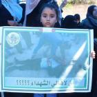 اعتصام أهالي شهداء غزة امام مجلس الوزراء للمطالبة بحقوقهم