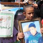 اعتصام أهالي شهداء غزة امام مجلس الوزراء للمطالبة بحقوقهم