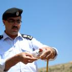 هندسة المتفجرات في الشرطة الفلسطينية تتلف كمية من الألعاب النارية