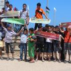 اعتصام في غزة دعما لأسطول الحرية القادم للقطاع لكسر الحصار