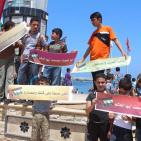 اعتصام في غزة دعما لأسطول الحرية القادم للقطاع لكسر الحصار