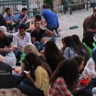 مجموعة يداً بيد للتغيير تُنظم إفطاراً جماعياً مع الطائفة المسيحية في نابلس
