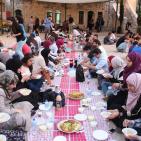 مجموعة يداً بيد للتغيير تُنظم إفطاراً جماعياً مع الطائفة المسيحية في نابلس