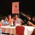 محمد اللحام في حرب ضرب في خيمة ليالي جراند بارك في رام لله