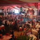 محمد اللحام في حرب ضرب في خيمة ليالي جراند بارك في رام لله