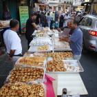 اجواء العيد في مدينة رام الله