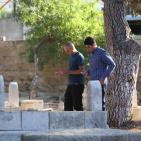 أهالي الشهداء وموتى المسلمين يزورون المقابر في العيد