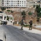 بالصور : اعتقال شاب عقب اقتحام قوات الاحتلال مدينة نابلس