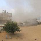 بالصور.. 4 شهداء وعدة اصابات بانفجار كبير في رفح