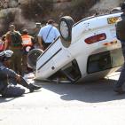 الاذاعة العبرية :اصابة 3 اسرائيليين في عملية دهس شمال رام الله