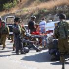 بالصور : عملية الدهس المزعومة شرق رام الله