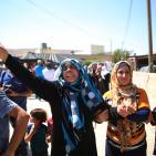 جماهير غاضبة تشيع جثمان الشهيد سعد دوابشة