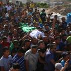 تشييع جثمان الشهيد أنس طه في بلدة قطنة