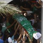 تشييع جثمان الشهيد أنس طه في بلدة قطنة