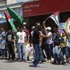 وقفة تضامنية مع الاسير محمد علان في حواره قرب نابلس