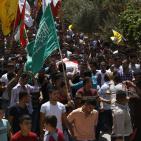 تشييع جثمان الشهيد رفيق التاج في طوباس