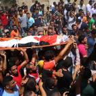 تشييع جثمان الشهيد ابو عمشة في كفر راعي بجنين