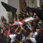 تشييع جثمان الشهيد ابو عمشة في كفر راعي بجنين