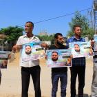 وقفة أمام معبر بيت حانون دعما للأسير محمد علان