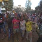 مهرجان حرب الالوان في رام الله