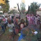 مهرجان حرب الالوان في رام الله