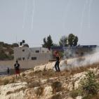 مواجهات في مسيرة النبي صالح الاسبوعية ضد مصادرة الاراضي