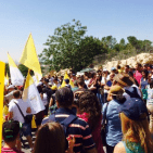 المدارس  الاهليه داخل 48  تتظاهر امام مكتب نتنياهو في القدس الغربية