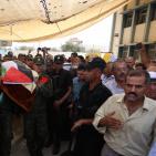 تشييع جثمان الشهيدة رهام دوابشة في بلدة دوما قرب نابلس