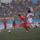 فلسطين تتعادل مع الامارات في مباراة اقيمت على ارضها