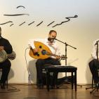 فرقة اصدقاء الشيخ امام تغني في متحف درويش  يافلسطينيه