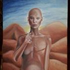 الفنان الفلسطيني مسلم بدارين يقيم معرضه الفني الأول