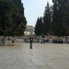 اعتداء المحتلين  على المصلين في المسجد الاقصى  اليوم الاثنين 14/9/2015