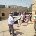 وفد اوكراني  يزور البلده القديمه في بير زيت يوم 14/9/2015