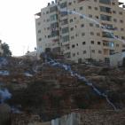 مواجهات امام سجن عوفر غربي رام الله