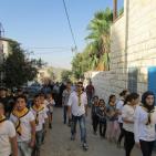 بمناسبة عيد الاضحى المبارك  مسيرة كشفية تجوب شوارع وازقة بلدة الزبابدة