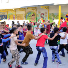 مركز مواهب ينظم مهرجان العيد للأطفال في حلحول