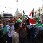 رام الله تنتصر للقدس في مسيرة احتجاج على القمع الاسرائيلي في الاقصى والمسجد الاقصى