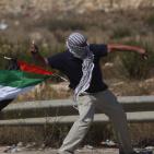 مواجهات قرب مستوطنة بيت ايل شرق رام الله عقب مسيرة جماهيرية نصرة للأقصى