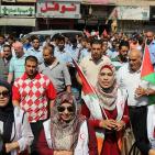 نابلس: مسيرة تضامنية مع الأسرى والأقصى وضد إجراءات الاحتلال