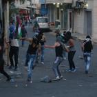 مواجهات في بلدة حزما بمدينة القدس المحتلة نصرة للأقصى