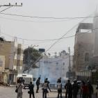 بالصور.. مواجهات واصابات واعتداءات مستوطنين في الخليل