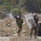 مواجهات في قرية بدرس غرب رام الله نصرة للأقصى