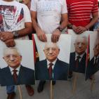 استقبال  السيد الرئيس في مقر المقاطعة في رام الله بعد عودته من الأمم المتحدة