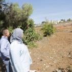 بالصور: محافظ رام الله والبيرة وحركة فتح يتفقدان بيت المربي عبد الدايم