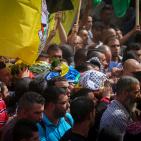 جنازة الشهيد الطفل احمد شراكة في مخيم الجلزون