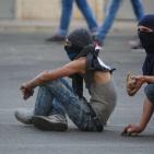 مواجهات  قرب المدخل الشمالي لمدينة البيرة على طريق مستوطنة بيت ايل