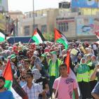 طلبة جامعة الخليل في مسيرة نصرة الأقصى ورفض جرائم الاحتلال