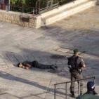 استشهاد شاب برصاص الاحتلال أمام باب العامود بالقدس