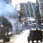 اصابات بمواجهات شمال البيرة في يوم الغضب